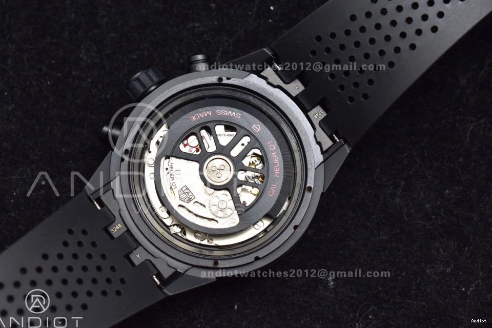 XF Ceramic Cal. 45mm Carrera Full 01 A Elegant 535 Blk HEUER 0714